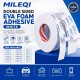 Mileqi Double Sided Eva Foam Adhesive - White Mileqi Double Sided Eva Foam Adhesive - White