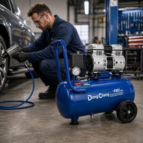 DongCheng DQE1200/30L Oil-Free Air Compressor 30L 1200W DongCheng DQE1200/30L Oil-Free Air Compressor 30L 1200W