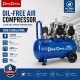 DongCheng DQE1200x2/50L Oil-Free Air Compressor 50L 2400W DongCheng DQE1200x2/50L Oil-Free Air Compressor 50L 2400W