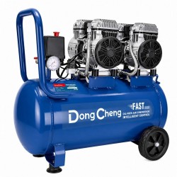 DongCheng DQE1200x2/50L Oil-Free Air Compressor 50L 2400W DongCheng DQE1200x2/50L Oil-Free Air Compressor 50L 2400W