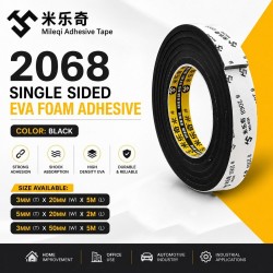 Mileqi 2068 Single Sided Eva Foam Adhesive Tape - Black Mileqi 2068 Single Sided Eva Foam Adhesive Tape - Black