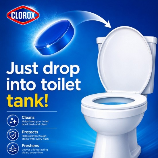 Clorox Tru-Blu Tablet Toilet Bowl Cleaner 300G - 6PCS/BOX Clorox Tru-Blu Tablet Toilet Bowl Cleaner 300G - 6PCS/BOX