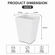 Felton Sylvan Foliage Square Flower Pot Series | Pasu Bunga Felton Sylvan Foliage Square Flower Pot Series | Pasu Bunga