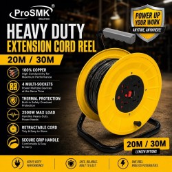 ProSMK SMK-420/SMK-430 Heavy Duty Extension Cord Reel 20M/30M