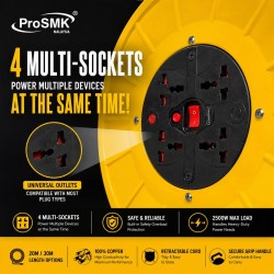 ProSMK SMK-420/SMK-430 Heavy Duty Extension Cord Reel 20M/30M