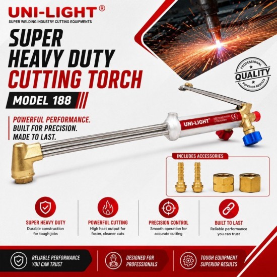 Uni-Light Super Heavy Duty Cutting Torch Model 188 Uni-Light Super Heavy Duty Cutting Torch Model 188