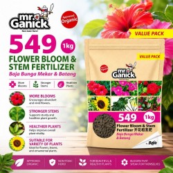 Mr Ganick 549 Organic Flower Bloom & Stem Fertilizer 1KG