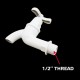 K-Brand PVC Bib Tap BY-124 White 1/2" K-Brand PVC Bib Tap BY-124 White 1/2"