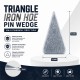 Triangle Iron Hoe Pin Wedge (Baji Cangkul) 54MM (L) x 30MM (W) x 2.3MM (T) Triangle Iron Hoe Pin Wedge (Baji Cangkul) 54MM (L) x 30MM (W) x 2.3MM (T)