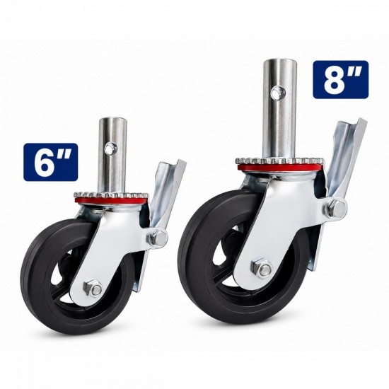 Tahan Heavy Duty Scaffold Casters With Break 6"/8" Tahan Heavy Duty Scaffold Casters With Break 6"/8"