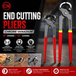 CN Chrome Vanadium (CR-V) End Cutting Pliers 8" (200MM)/10" (250MM)