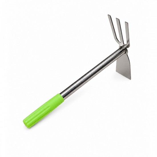 CN 2 in 1 Stainless Steel Garden Hand Hoe & Cultivator 14" (350MM) CN 2 in 1 Stainless Steel Garden Hand Hoe & Cultivator 14" (350MM)