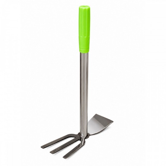 CN 2 in 1 Stainless Steel Garden Hand Hoe & Cultivator 14" (350MM) CN 2 in 1 Stainless Steel Garden Hand Hoe & Cultivator 14" (350MM)