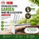 CN 2 in 1 Stainless Steel Garden Hand Hoe & Cultivator 14" (350MM) CN 2 in 1 Stainless Steel Garden Hand Hoe & Cultivator 14" (350MM)