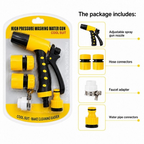 CN LH-4286 High-Pressure Washing Water Sprayer Gun Set CN LH-4286 High-Pressure Washing Water Sprayer Gun Set