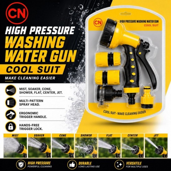 CN LH-4251 High-Pressure Washing Water Sprayer Gun Set CN LH-4251 High-Pressure Washing Water Sprayer Gun Set