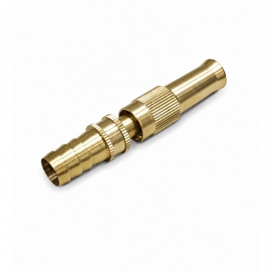 CN Adjustable Brass Water Hose Nozzle 3/8" x 80MM (L) - Direct Coupling CN Adjustable Brass Water Hose Nozzle 3/8" x 80MM (L) - Direct Coupling