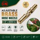 CN Adjustable Brass Water Hose Nozzle 3/8" x 80MM (L) - Direct Coupling CN Adjustable Brass Water Hose Nozzle 3/8" x 80MM (L) - Direct Coupling