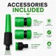 CN Reinforced PVC Hose With Braided Polyester Thread C/W Accessories 1/2" x 15M/30M CN Reinforced PVC Hose With Braided Polyester Thread C/W Accessories 1/2" x 15M/30M