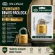 Tri-Circle Standard Brass Padlock C/W 3 Keys - 20MM~63MM Tri-Circle Standard Brass Padlock C/W 3 Keys - 20MM~63MM