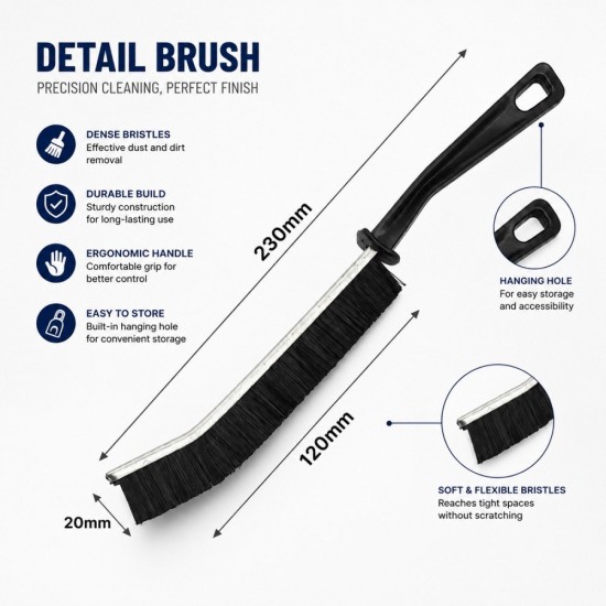 Bruma #911 Gap Cleaning Brush With Handle 20MM x 120MM x 230MM (L) Bruma #911 Gap Cleaning Brush With Handle 20MM x 120MM x 230MM (L)