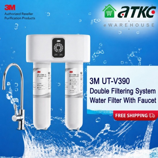3M Drinking Water Filter UT-V390 Double Filtering System 3M Drinking Water Filter UT-V390 Double Filtering System