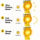 Selamat #HA-WL-D2 Solar Warning Blinker Traffic LED Light 7" (D) x 11" (H) - Color Amber Selamat #HA-WL-D2 Solar Warning Blinker Traffic LED Light 7" (D) x 11" (H) - Color Amber