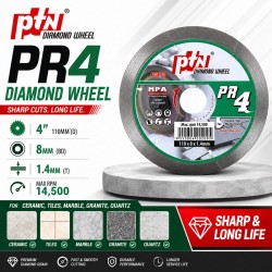 PTN #PR4 Diamond Wheel Disc 4" 110MM (D) x 8MM (BD) x 1.4MM (T)