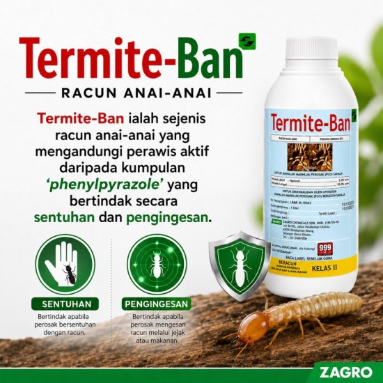 1L Termite-Ban Racun Anai-Anai (Kelas II) 1L Termite-Ban Racun Anai-Anai (Kelas II)