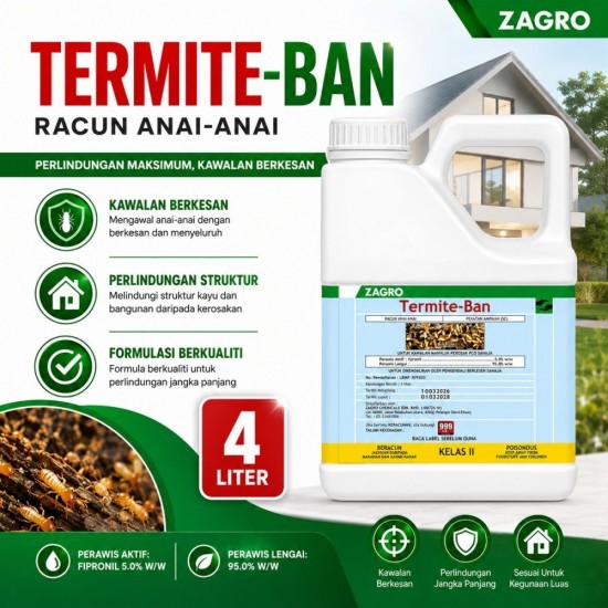 4L Termite-Ban Racun Anai-Anai (Kelas II) 4L Termite-Ban Racun Anai-Anai (Kelas II)