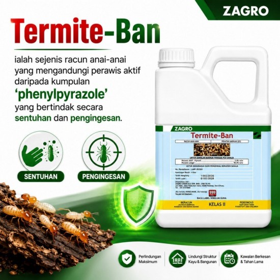 4L Termite-Ban Racun Anai-Anai (Kelas II) 4L Termite-Ban Racun Anai-Anai (Kelas II)