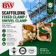 BW SFD Scaffolding Fixed Clamp / Swivel Clamp 48.6MM - Zinc Yellow