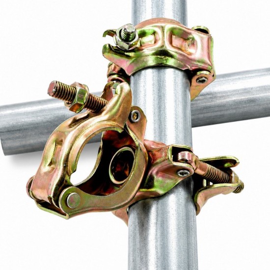 BW SFD Scaffolding Fixed Clamp / Swivel Clamp 48.6MM - Zinc Yellow