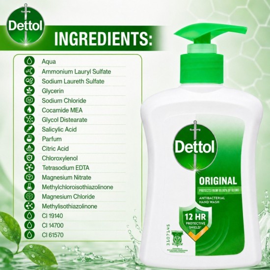 Dettol Original Antibacterial Hand Wash 250G