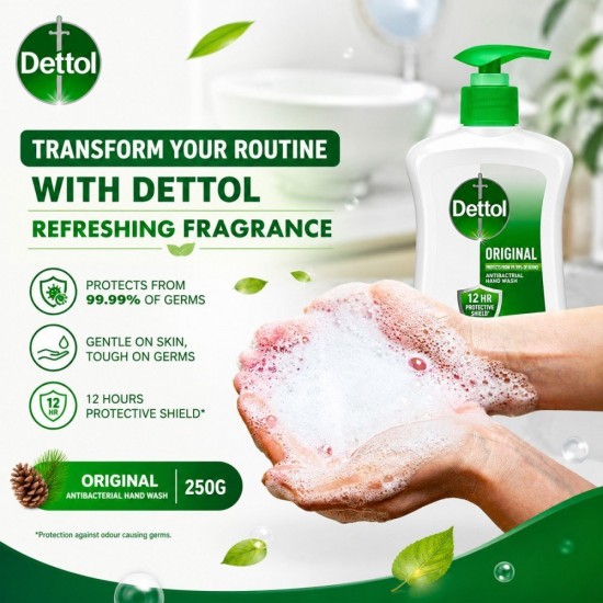 Dettol Original Antibacterial Hand Wash 250G