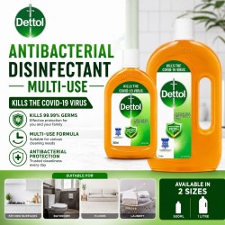 Dettol Antibacterial Disinfectant Multiuse 500ML/1L