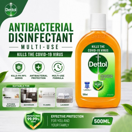 Dettol Antibacterial Disinfectant Multiuse 500ML/1L