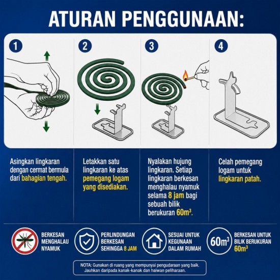 Shieldtox Mosquito Coils Lingkaran Nyamuk 10/20/30/50 Coils