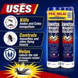 Shieldtox Mosquito Knockdown 550ML/720ML X 2 (TWIN PACK)