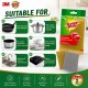 3M Scotch-Brite All Purpose Metallic Sponge 130MM (W) x 80MM (L) x 18MM (H) - (Value Pack 2)