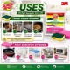 3M Scotch-Brite Tough Clean and Non Scratch 115MM (W) x 70MM (L) x 30MM (H) - (Value Pack 3)