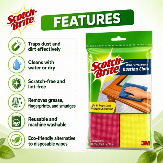 3M Scotch-Brite Dusting Cloth - (2 Pieces)