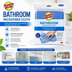 3M Scotch-Brite Bathroom Microfiber Cloth - (1 Pieces)