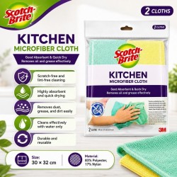 3M Scotch-Brite Kitchen Microfiber Cloth - (2 Pieces)