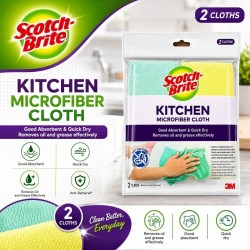 3M Scotch-Brite Kitchen Microfiber Cloth - (2 Pieces)