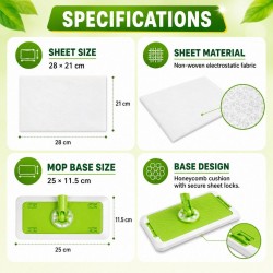 3M Scotch-Brite Easy Sweeper Dry Disposable Cleaning Cloth - (30 Sheets)
