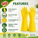 3M Scotch-Brite Bathroom and Laundry Gloves - (S, M, L)