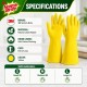 3M Scotch-Brite Bathroom and Laundry Gloves - (S, M, L)