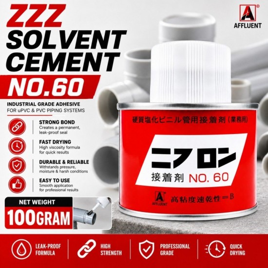ZZZ Solvent Cement NO.60 - (100G / 500G) ZZZ Solvent Cement NO.60 - (100G / 500G)