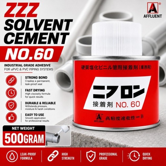 ZZZ Solvent Cement NO.60 - (100G / 500G) ZZZ Solvent Cement NO.60 - (100G / 500G)